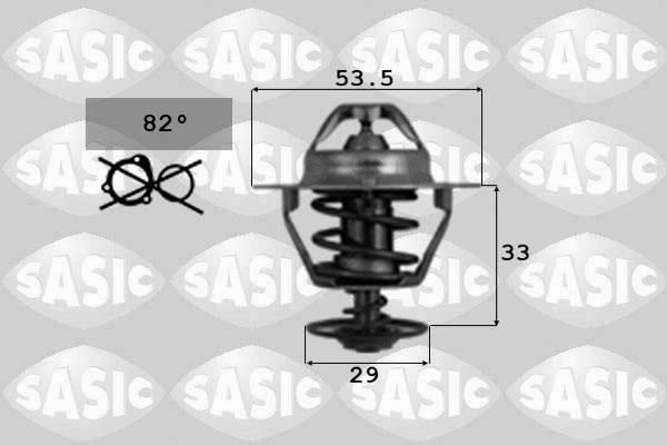 Sasic 9000107 - Термостат охлаждающей жидкости / корпус autosila-amz.com
