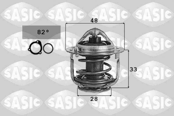Sasic 9000126 - Термостат охлаждающей жидкости / корпус autosila-amz.com