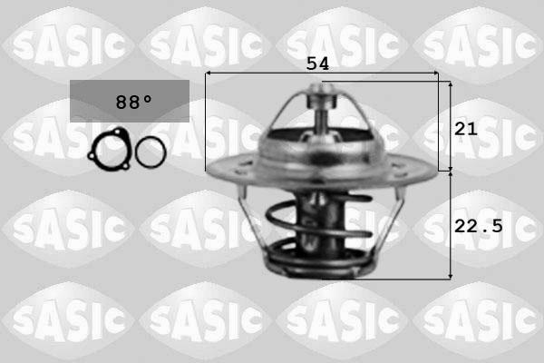 Sasic 9000391 - Термостат охлаждающей жидкости / корпус autosila-amz.com