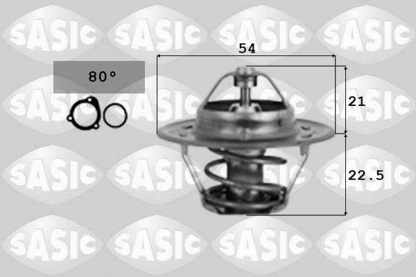 Sasic 9000318 - Термостат охлаждающей жидкости / корпус autosila-amz.com