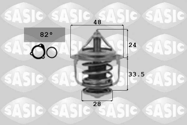 Sasic 9000317 - Термостат охлаждающей жидкости / корпус autosila-amz.com