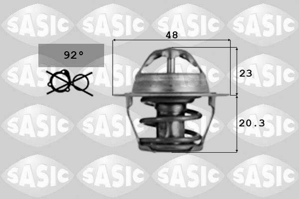 Sasic 9000389 - Термостат охлаждающей жидкости / корпус autosila-amz.com