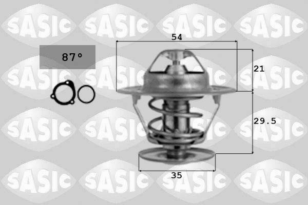 Sasic 9000387 - Термостат охлаждающей жидкости / корпус autosila-amz.com