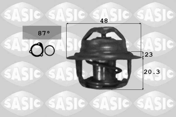 Sasic 9000294 - Термостат охлаждающей жидкости / корпус autosila-amz.com