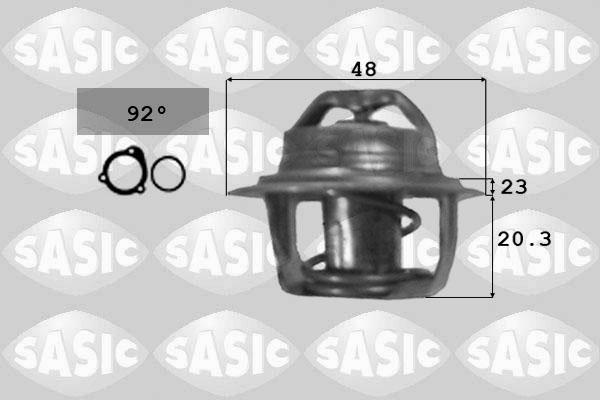 Sasic 9000295 - Термостат охлаждающей жидкости / корпус autosila-amz.com