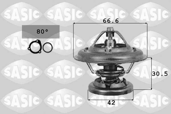 Sasic 9000257 - Термостат охлаждающей жидкости / корпус autosila-amz.com
