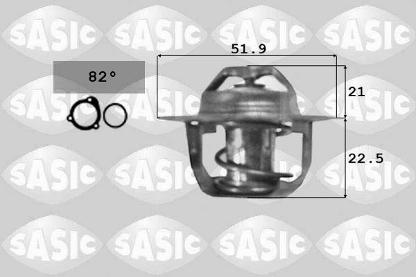 Sasic 9000236 - Термостат охлаждающей жидкости / корпус autosila-amz.com