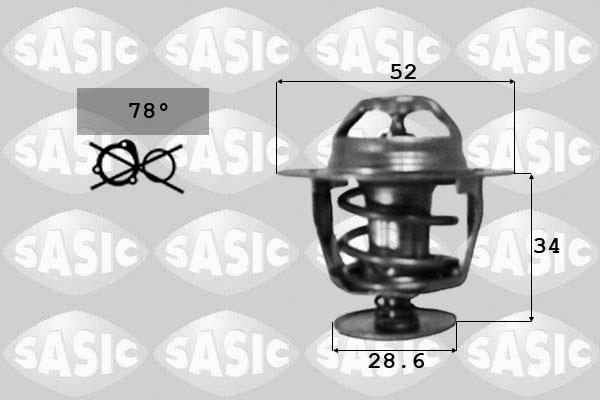 Sasic 9000237 - Термостат охлаждающей жидкости / корпус autosila-amz.com