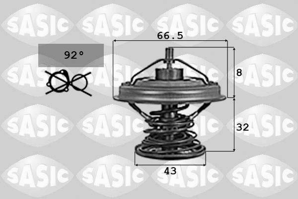 Sasic 9000701 - Термостат охлаждающей жидкости / корпус autosila-amz.com