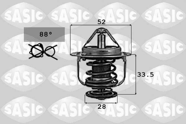 Sasic 9000715 - Термостат охлаждающей жидкости / корпус autosila-amz.com