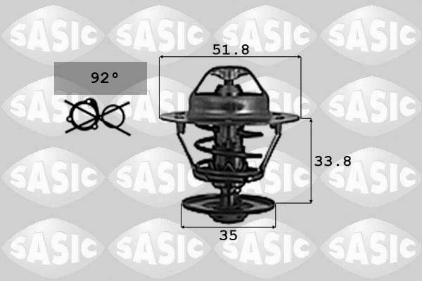 Sasic 9000713 - Термостат охлаждающей жидкости / корпус autosila-amz.com