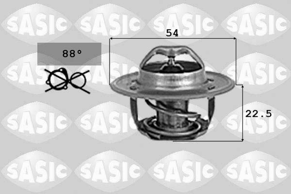 Sasic 9000727 - Термостат охлаждающей жидкости / корпус autosila-amz.com