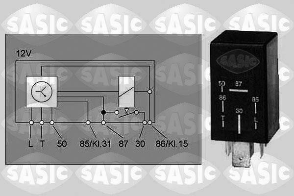 Sasic 9316005 - Реле, система накаливания autosila-amz.com