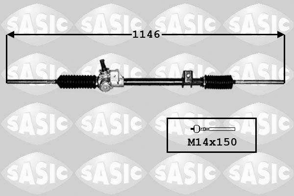 Sasic 4006015 - Рулевой механизм, рейка autosila-amz.com
