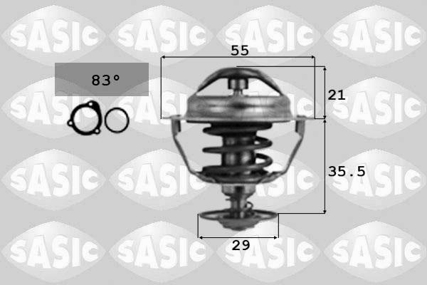 Sasic 4000365 - Термостат охлаждающей жидкости / корпус autosila-amz.com