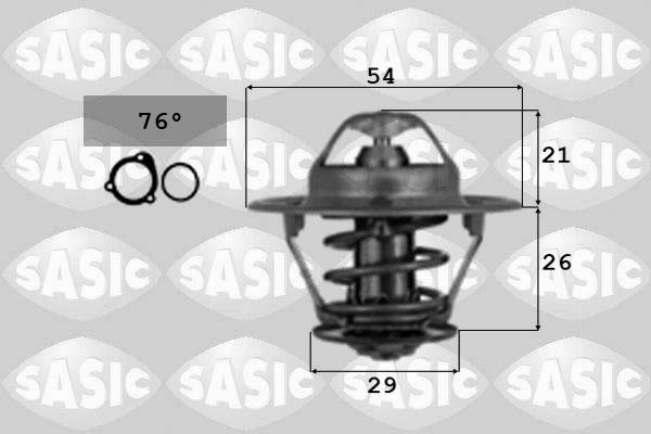 Sasic 4000367 - Термостат охлаждающей жидкости / корпус autosila-amz.com