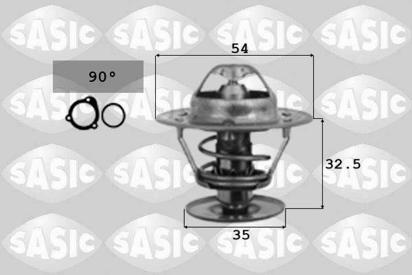 Sasic 4000374 - Термостат охлаждающей жидкости / корпус autosila-amz.com