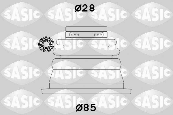 Sasic 4003451 - Пыльник, приводной вал autosila-amz.com