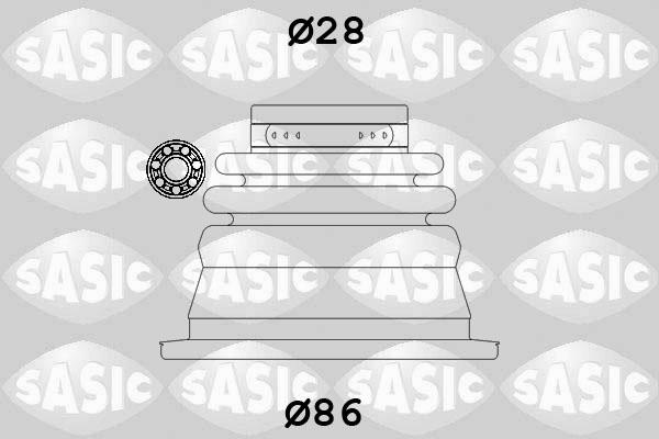 Sasic 4003464 - Пыльник, приводной вал autosila-amz.com