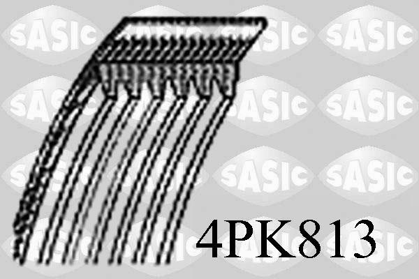 Sasic 4PK813 - Поликлиновой ремень autosila-amz.com