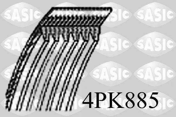 Sasic 4PK885 - Поликлиновой ремень autosila-amz.com