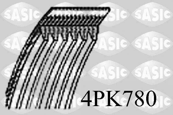 Sasic 4PK780 - Поликлиновой ремень autosila-amz.com