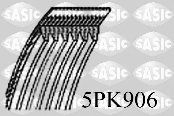 Sasic 5PK906 - Поликлиновой ремень autosila-amz.com