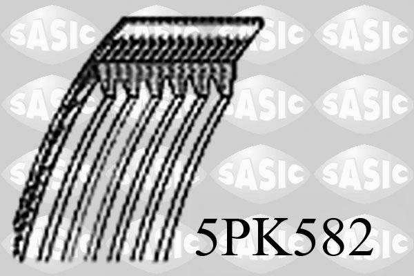 Sasic 5PK582 - Поликлиновой ремень autosila-amz.com