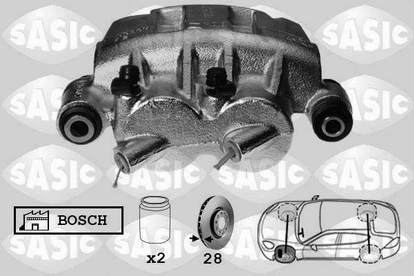 Sasic 6504030 - Тормозной суппорт autosila-amz.com