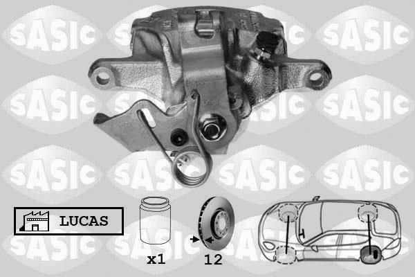 Sasic 6504032 - Тормозной суппорт autosila-amz.com