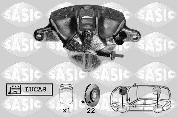 Sasic 6504029 - Тормозной суппорт autosila-amz.com