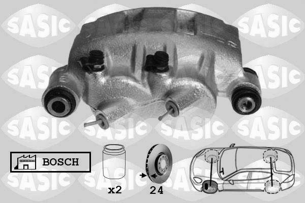 Sasic 6504026 - Тормозной суппорт autosila-amz.com