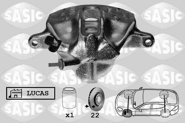 Sasic 6504028 - Тормозной суппорт autosila-amz.com