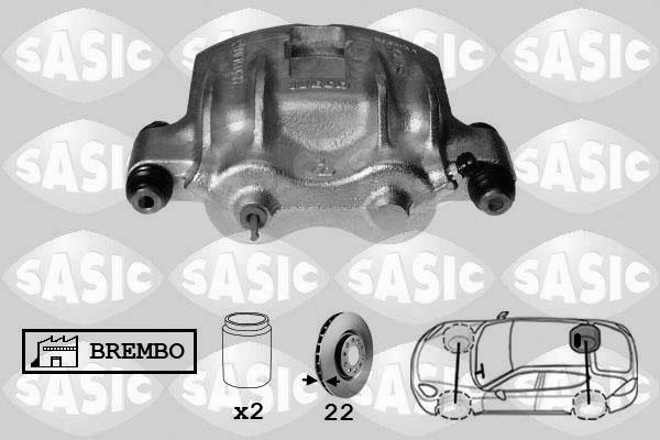 Sasic 6506040 - Тормозной суппорт autosila-amz.com