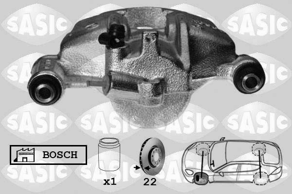 Sasic 6506042 - Тормозной суппорт autosila-amz.com