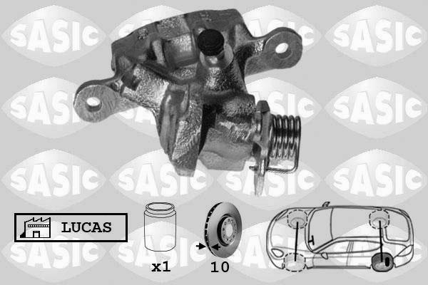 Sasic 6506054 - Суппорт тормозной autosila-amz.com