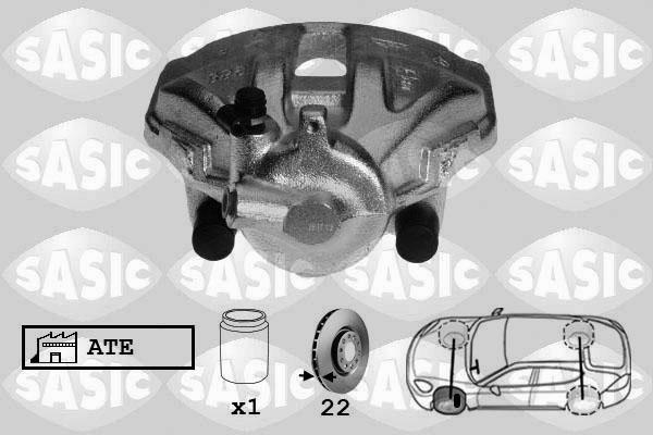 Sasic 6506050 - Тормозной суппорт autosila-amz.com