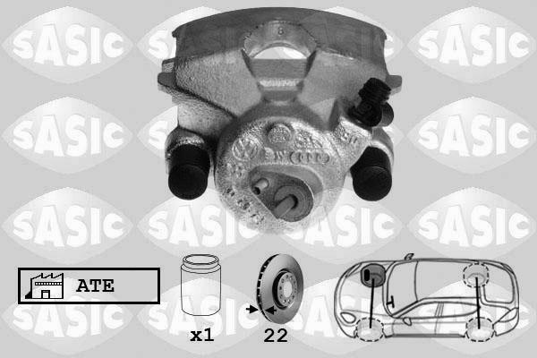 Sasic 6506005 - Тормозной суппорт autosila-amz.com