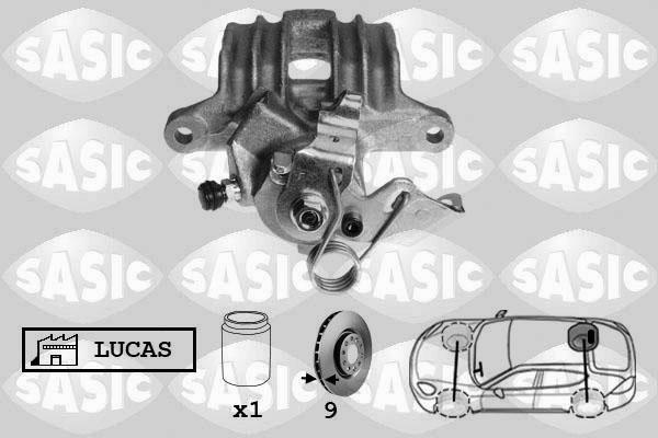 Sasic 6506011 - Тормозной суппорт autosila-amz.com