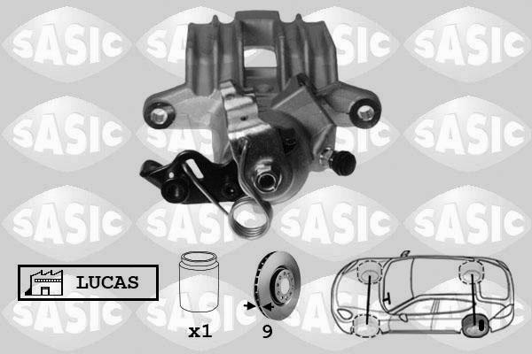 Sasic 6506072 - Тормозной суппорт autosila-amz.com