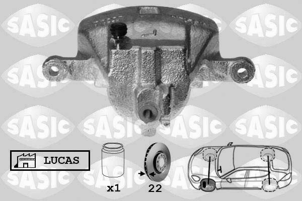 Sasic 6506144 - Тормозной суппорт autosila-amz.com