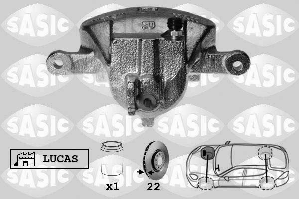 Sasic 6506145 - Тормозной суппорт autosila-amz.com
