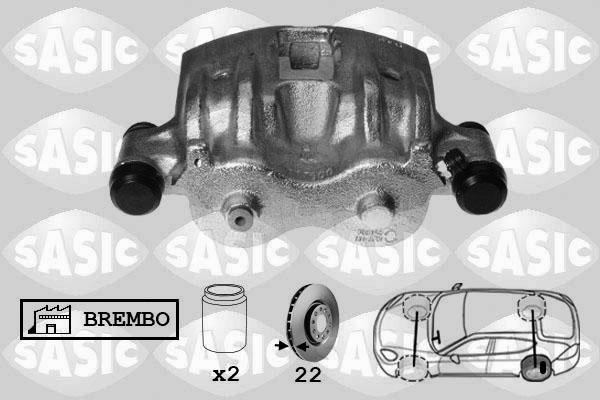 Sasic 6506160 - Тормозной суппорт autosila-amz.com