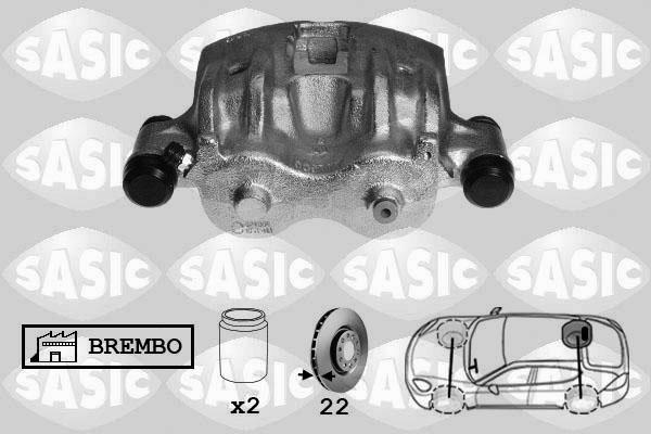 Sasic 6506161 - Тормозной суппорт autosila-amz.com