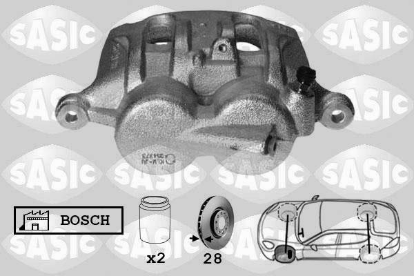 Sasic 6506162 - Тормозной суппорт autosila-amz.com