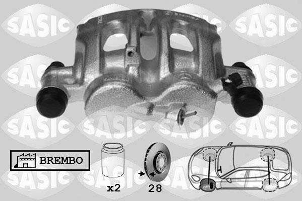 Sasic 6506184 - Тормозной суппорт autosila-amz.com