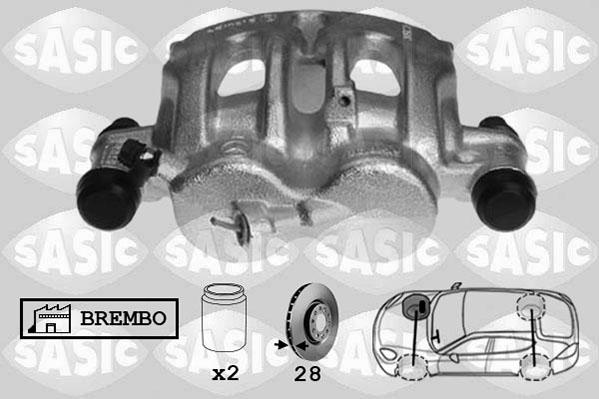 Sasic 6506185 - Тормозной суппорт autosila-amz.com