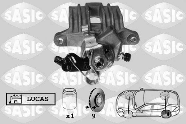 Sasic 6506122 - Тормозной суппорт autosila-amz.com