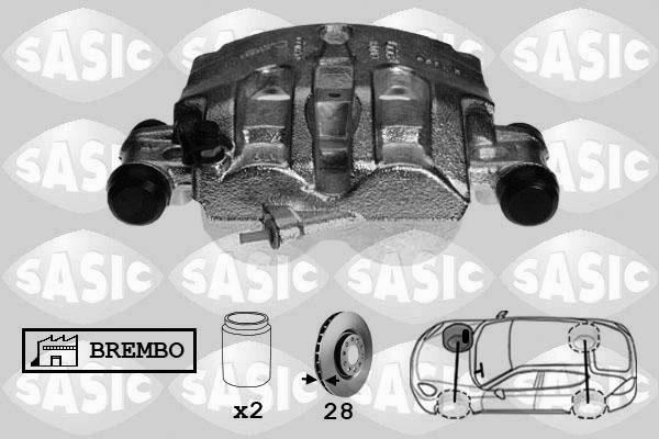 Sasic 6506173 - Тормозной суппорт autosila-amz.com