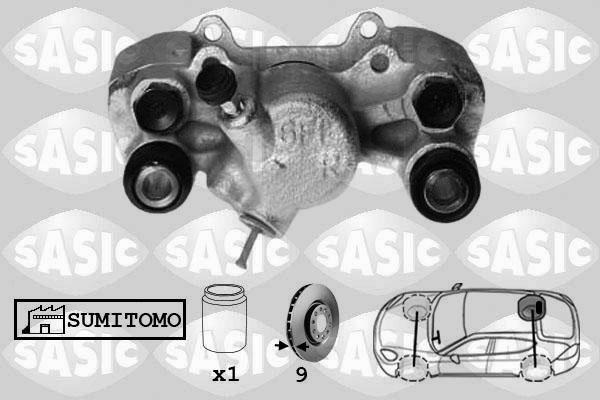 Sasic 6506205 - Тормозной суппорт autosila-amz.com
